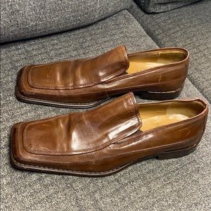 Brown Mario Bruni dress shoes